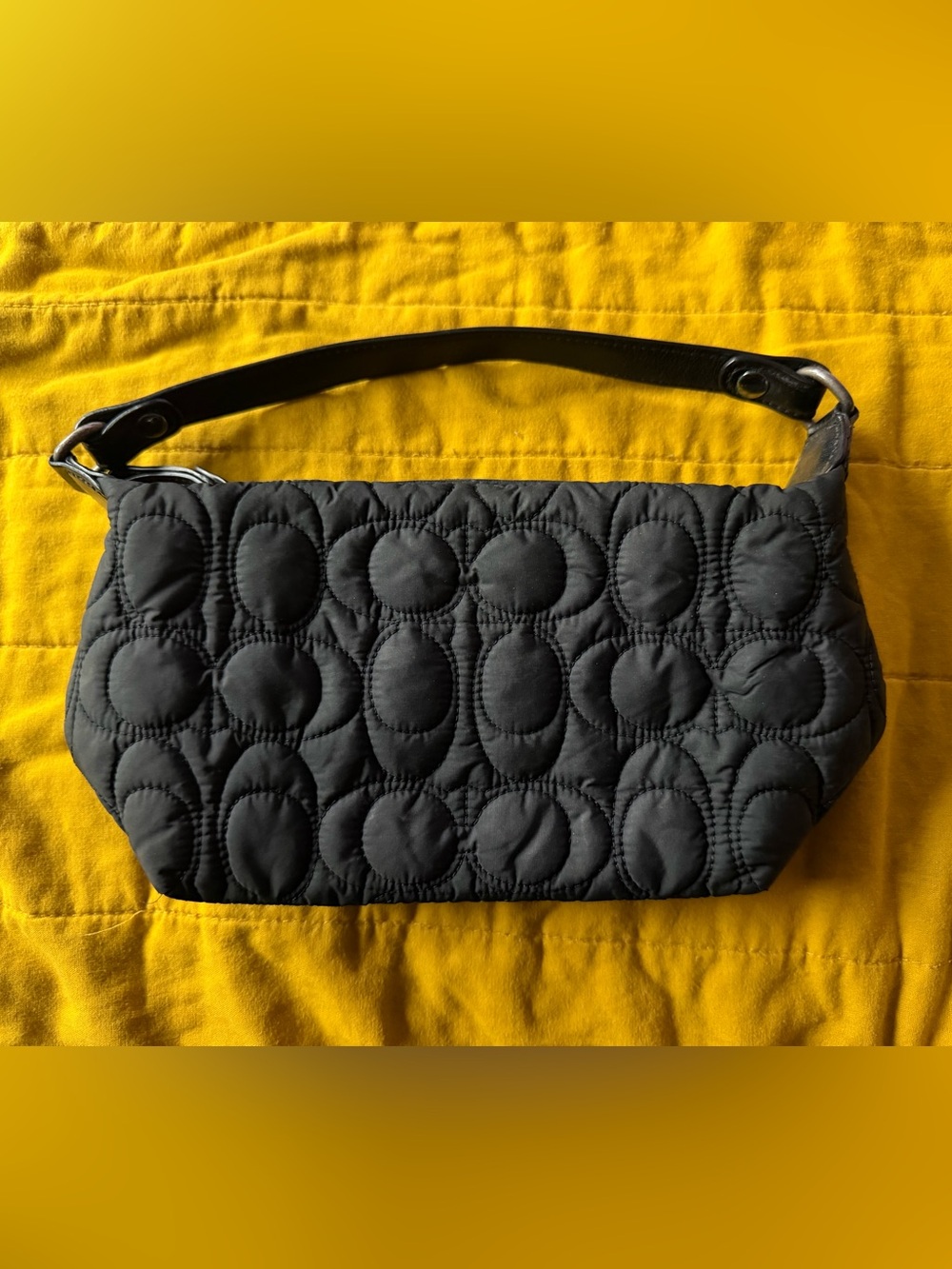 Coach SoHo Quilted Nylon mini hobo bag (Vintage).